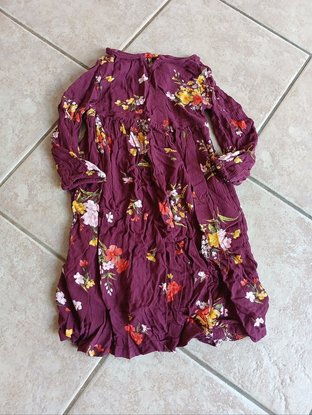 Old Navy Floral Viscose Rayon Dress